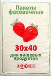 Полиэтиленовый пакет ПНД фасовочный 30х40х10 клубника в Самаре - купить оптом от производителя ПК Котово Полимер